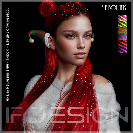 Second Life Marketplace - [lf design] Elf bonnets